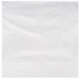 Tovagliolo di Carta 2V 25x25cm Bianco (200 Pezzi)