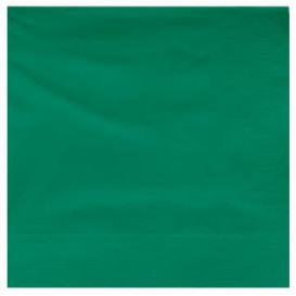 Tovagliolo di Carta 2V 25x25cm Verde (200 Pezzi)