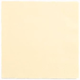 Tovagliolo di Carta Punta Punta 25x25cm Crema (1400 Pezzi)
