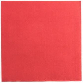 Tovagliolo di Carta Punta Punta 25x25cm Rosso (2100 Pezzi)