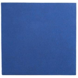 Tovagliolo di Carta Punta Punta 25x25cm Blu (50 Pezzi)