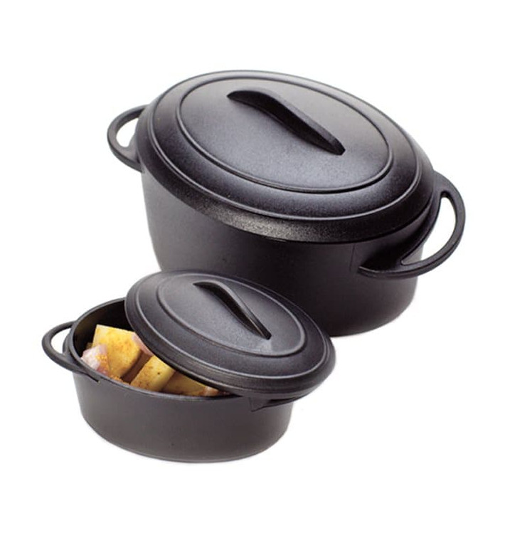 MiniCiotola Degustazione nero con coperchio 80ml (6 Pezzi) MiniCiotola Degustazione nero con coperchio 80ml (6 Pezzi)