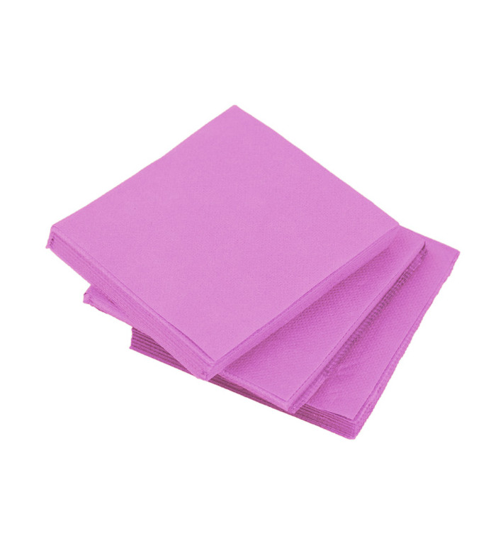 Tovagliolo di Carta micro-point Fucsia 20x20cm (2400 Pezzi) Tovagliolo di Carta micro-point Fucsia 20x20cm (2400 Pezzi)