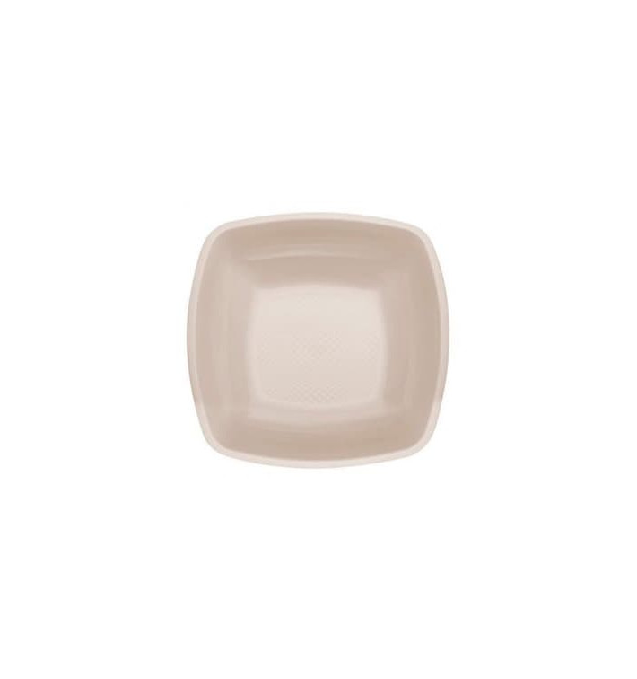 Piatto Plastica Fondo Beige Square PP 180mm (300 Pezzi) Piatto Plastica Fondo Beige Square PP 180mm (300 Pezzi)