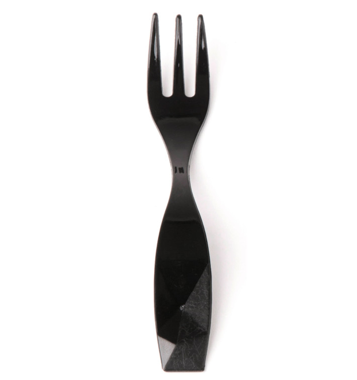 Mini-Forcheta "Charme" Degustazione Nero 10cm (600 Pezzi) Mini-Forcheta "Charme" Degustazione Nero 10cm (600 Pezzi)