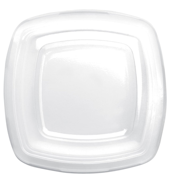 Coperchio Plastica Transp. per Piatto Square PET 180mm (25 Uds) Coperchio Plastica Transp. per Piatto Square PET 180mm (25 Uds)