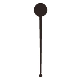 Palette per Bevande di Plastica Nero 175mm 