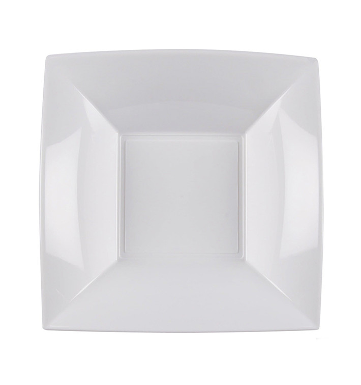 Piatto Plastica Fondo Bianco Nice PP 180mm (300 Pezzi) Piatto Plastica Fondo Bianco Nice PP 180mm (300 Pezzi)