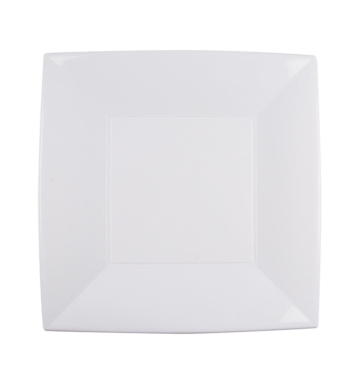 Piatto Plastica Piano Bianco Nice PP 290mm (12 Pezzi) Piatto Plastica Piano Bianco Nice PP 290mm (12 Pezzi)