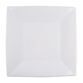 Piatto Plastica Piano Bianco Nice PP 290mm (144 Pezzi)