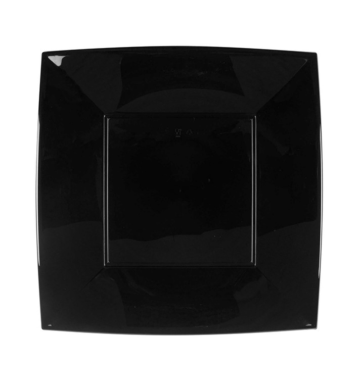 Piatto Plastica Piano Nero Nice PP 290mm (12 Pezzi) Piatto Plastica Piano Nero Nice PP 290mm (12 Pezzi)