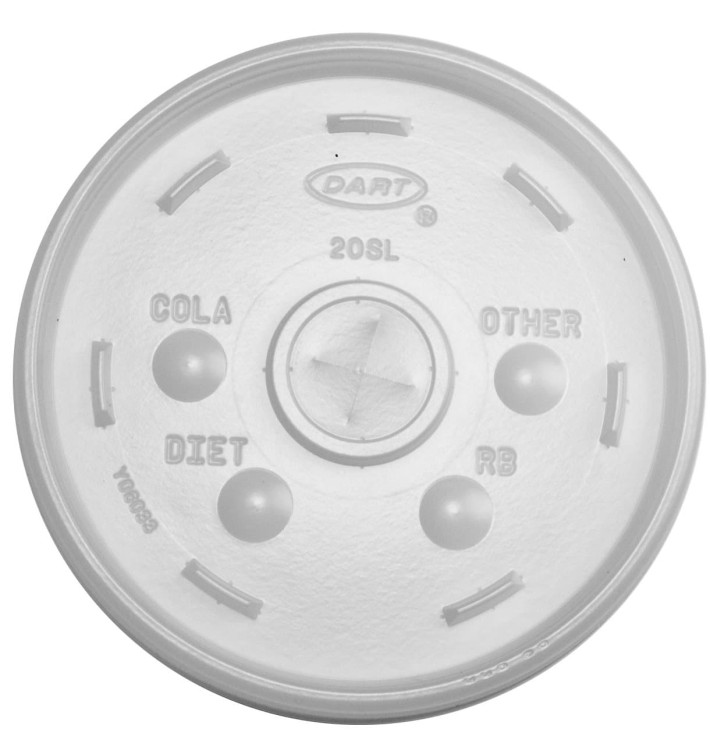 Coperchio Croce Bicchiere Termici PS Ø11 cm (100 Pezzi) Coperchio Croce Bicchiere Termici PS Ø11 cm (100 Pezzi)