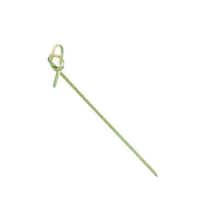 Spiedi di Bambu Decorato Cappio 180mm (200 Pezzi) Spiedi di Bambu Decorato Cappio 180mm (200 Pezzi)