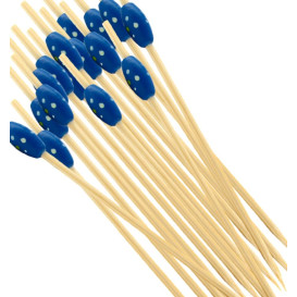 Spiedi di Bambu "Punteado" Blu 120mm (5000 Pezzi)