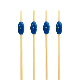 Spiedi di Bambu "Punteado" Blu 120mm (5000 Pezzi)