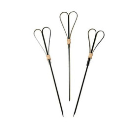 Spiedi di Bambu Decorato Cuore Nero 180mm (200 Pezzi)