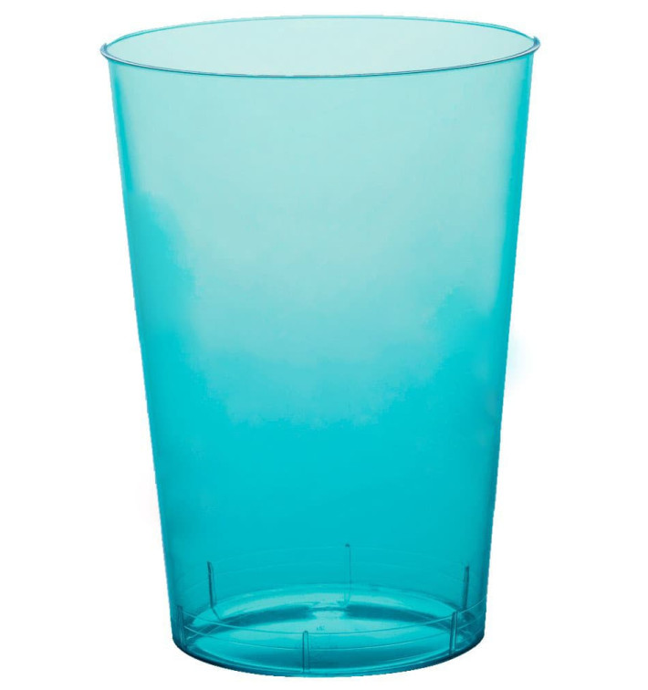 Bicchiere di Plastica Moon Turchese Trasp. PS 230ml (1000 Pezzi) Bicchiere di Plastica Moon Turchese Trasp. PS 230ml (1000 Pezzi)