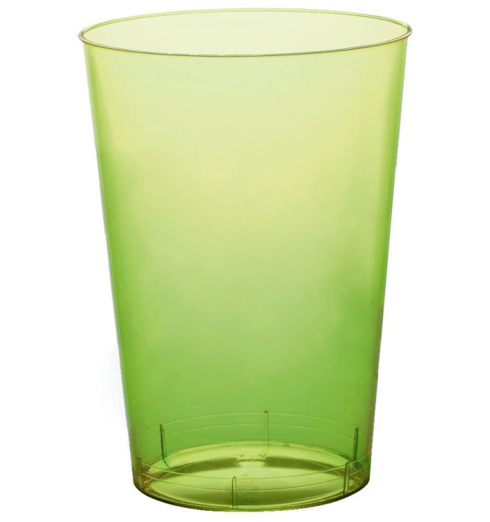 Bicchiere di Plastica Moon Verde Acido Trasp. PS 230ml (50 Pezzi) Bicchiere di Plastica Moon Verde Acido Trasp. PS 230ml (50 Pezzi)