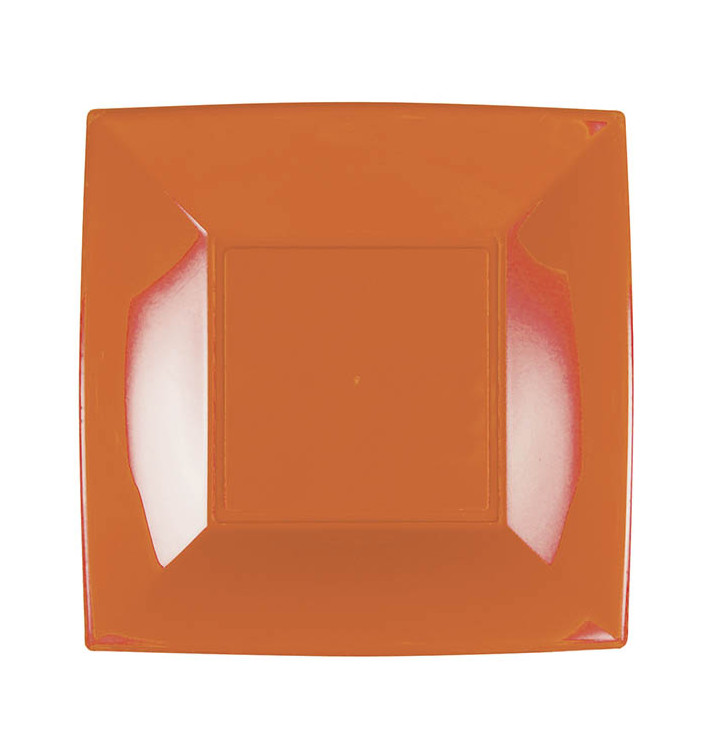 Piatto Plastica Piano Arancione Nice PP 180mm (300 Pezzi) Piatto Plastica Piano Arancione Nice PP 180mm (300 Pezzi)