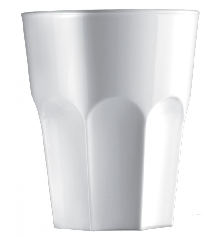 Bicchiere Riutilizzabile SAN Rox Bianco 300ml (8 Pezzi)