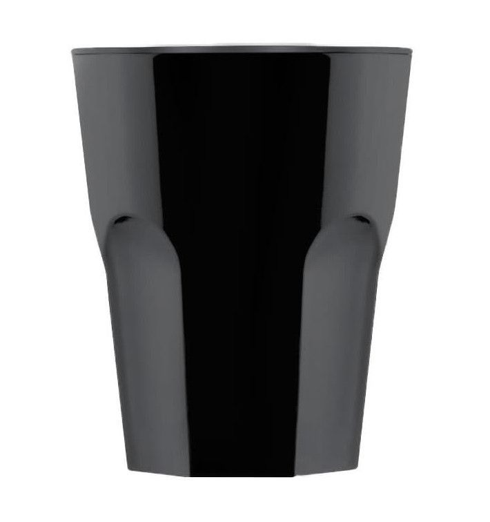 Bicchiere Riutilizzabile SAN Rox Nero 300ml (8 Pezzi) Bicchiere Riutilizzabile SAN Rox Nero 300ml (8 Pezzi)