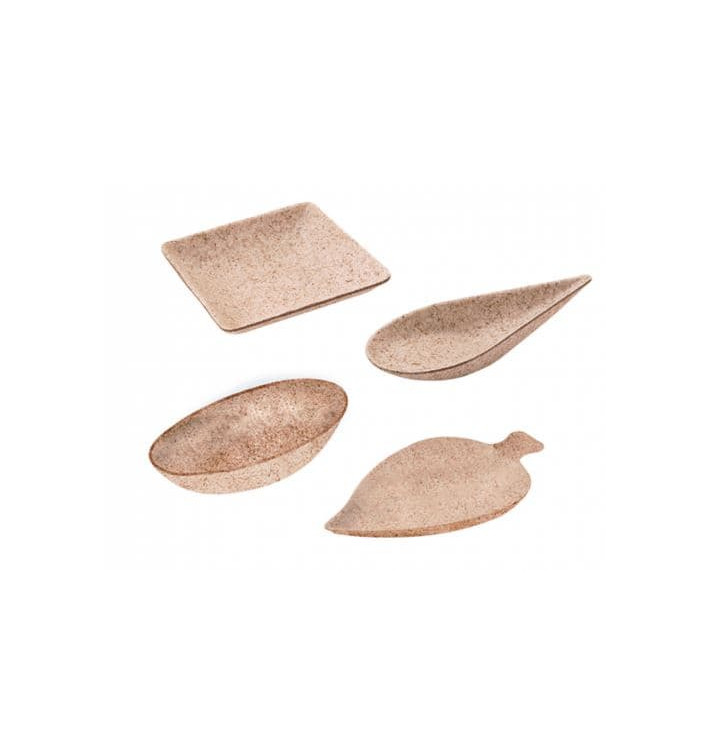 Piatto di Canna da Zucchero Assortimento Natural (200 Pezzi) Piatto di Canna da Zucchero Assortimento Natural (200 Pezzi)