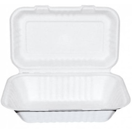 Contenitori Canna Zucchero Bianco 225x165x64mm (200 Pezzi)