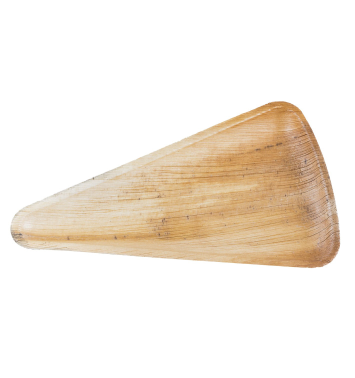Piatto di Foglia di Palma Triangolare 25,5x14,5cm (100 Pezzi) Piatto di Foglia di Palma Triangolare 25,5x14,5cm (100 Pezzi)