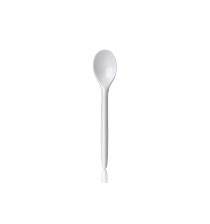 Cucchiaino Plastica Luxury Bianco 123 mm (2000 Pezzi)
