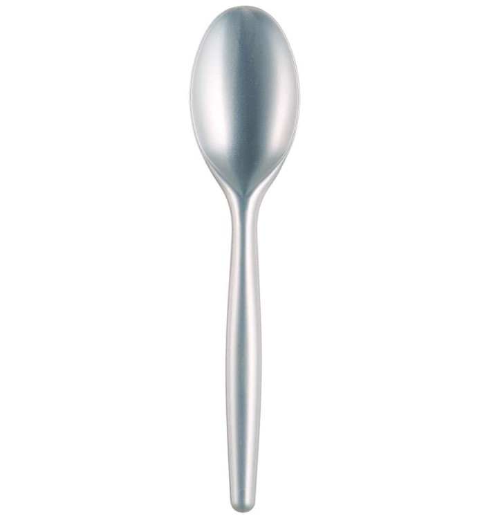 Cucchiaio di Plastica Easy PS Bianco Perla 185mm (20 Pezzi) Cucchiaio di Plastica Easy PS Bianco Perla 185mm (20 Pezzi)