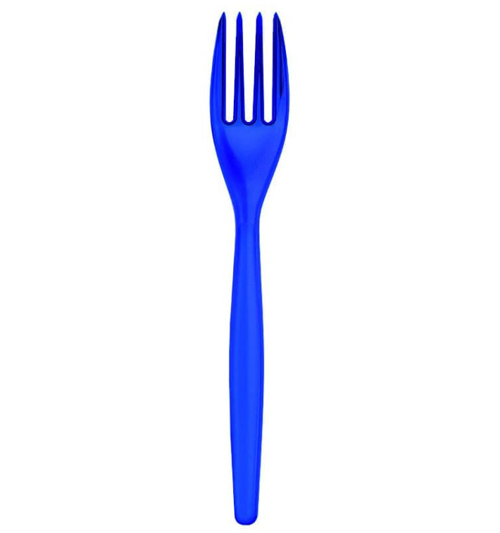 Forchetta di Plastica Easy PS Blu Perla 180mm (500 Pezzi) Forchetta di Plastica Easy PS Blu Perla 180mm (500 Pezzi)