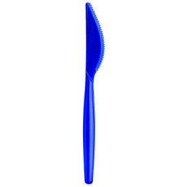 Coltello di Plastica Easy PS Blu Perla 185mm (500 Pezzi)