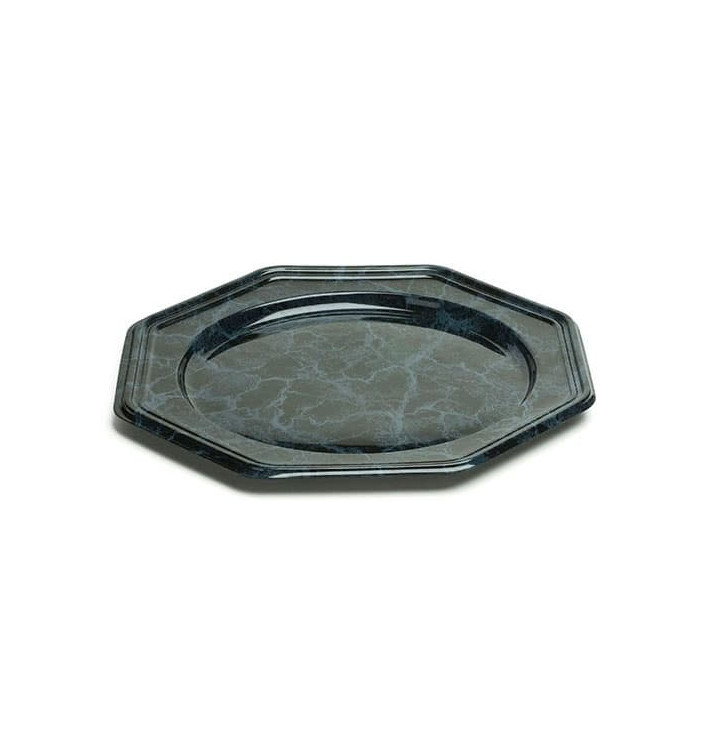 Suttopiatto di Plastica Catering Ottagonali Marmo 30 cm (50 Pezzi) Suttopiatto di Plastica Catering Ottagonali Marmo 30 cm (50 Pezzi)