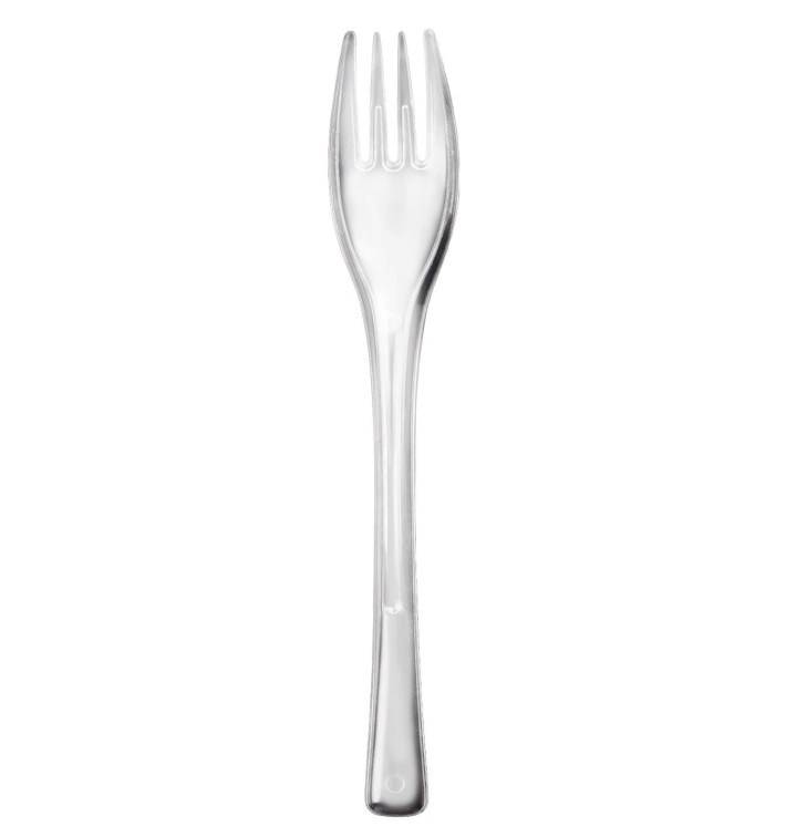 Forchetta di Plastica Fly Transp. 140mm (50 Pezzi) Forchetta di Plastica Fly Transp. 140mm (50 Pezzi)