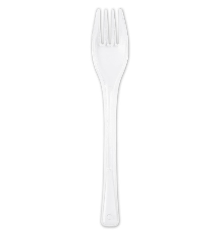 Forchetta di Plastica Fly Bianco 140mm (50 Pezzi) Forchetta di Plastica Fly Bianco 140mm (50 Pezzi)