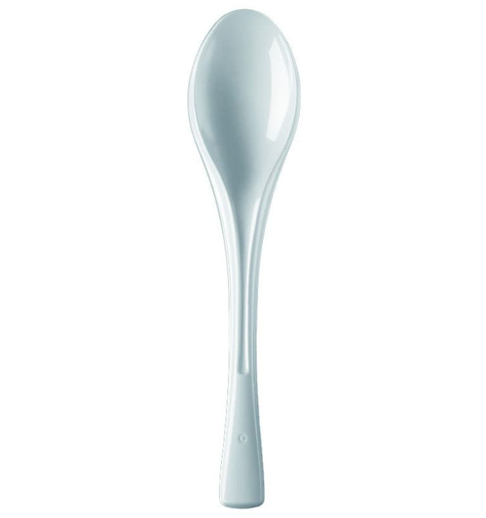 Cuchiaio di Plastica Fly Bianco 145mm (50 Pezzi) Cuchiaio di Plastica Fly Bianco 145mm (50 Pezzi)