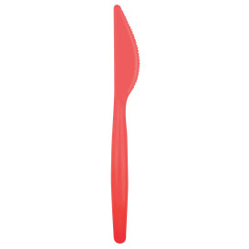 Coltello di Plastica Easy PS Rosso 185mm (500 Pezzi)