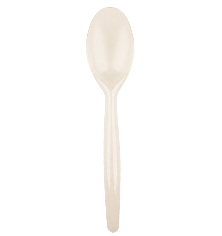 Cucchiaio di Plastica Easy PS Crema 185mm (500 Pezzi) Cucchiaio di Plastica Easy PS Crema 185mm (500 Pezzi)