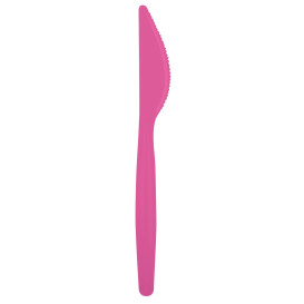 Coltello di Plastica Easy PS Fucsia 185mm (20 Pezzi)