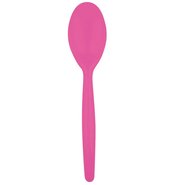 Cucchiaio di Plastica Easy PS Fucsia 185mm (20 Pezzi) Cucchiaio di Plastica Easy PS Fucsia 185mm (20 Pezzi)