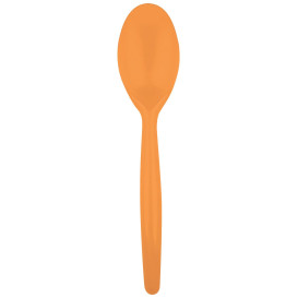 Cucchiaio di Plastica Easy PS Arancio 185mm (500 Pezzi)
