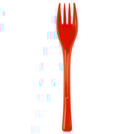 Forchetta di Plastica Fly Rosso Transp. 140mm (3000 Pezzi)