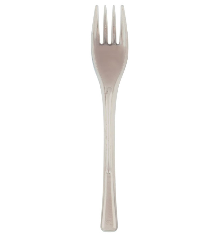 Forchetta di Plastica Fly PS Beige 140mm (3000 Pezzi) Forchetta di Plastica Fly PS Beige 140mm (3000 Pezzi)