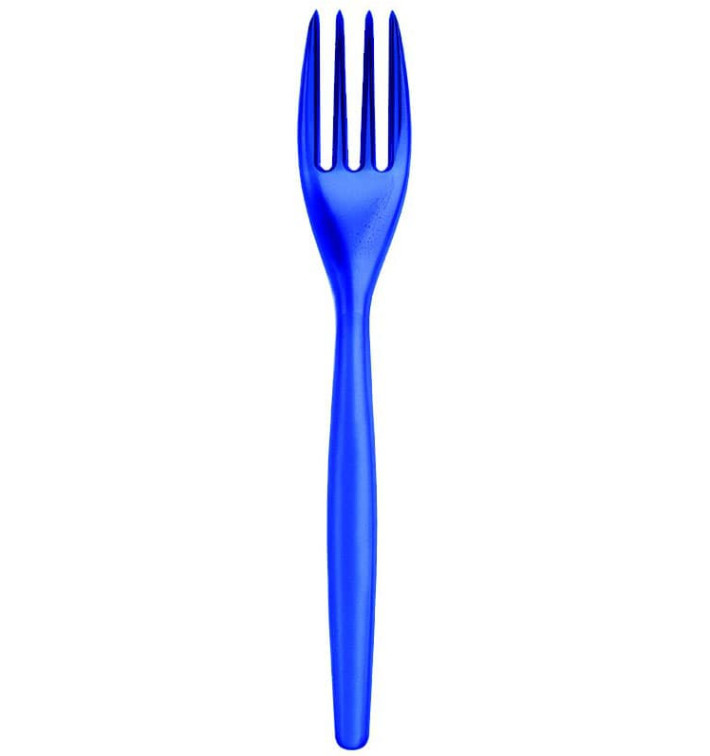 Forchetta di Plastica Easy PS Blu Transp.180mm (20 Pezzi) Forchetta di Plastica Easy PS Blu Transp.180mm (20 Pezzi)