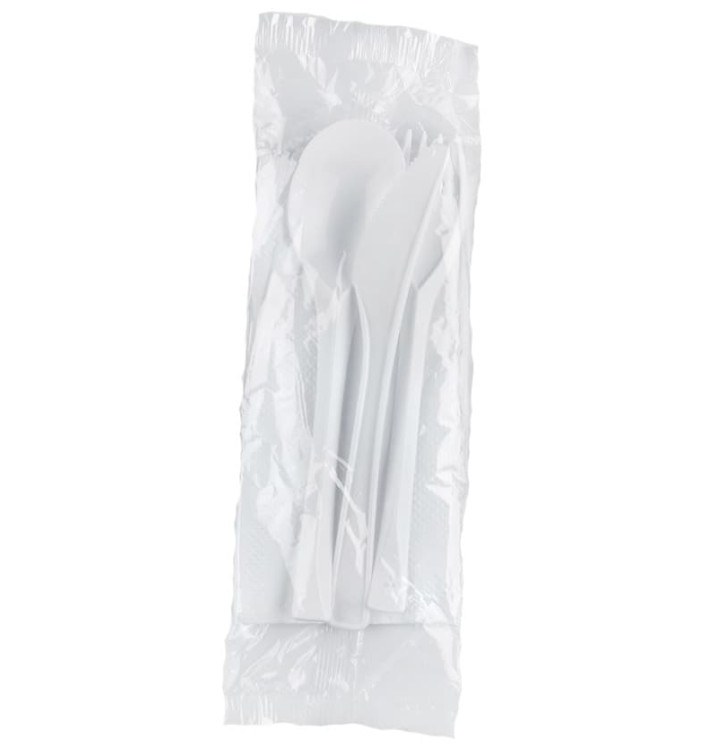Set Posate Next Tovagliolo, Forchetta, Cucchiaio e Coltello (500 Pezzi) Set Posate Next Tovagliolo, Forchetta, Cucchiaio e Coltello (500 Pezzi)