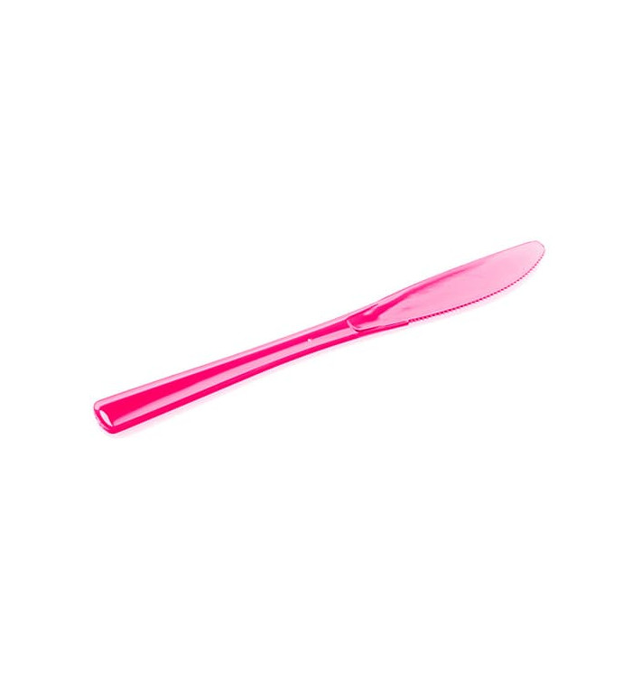 Coltello di Plastica Premium Lampone 200mm (10 Pezzi) Coltello di Plastica Premium Lampone 200mm (10 Pezzi)