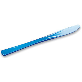 Coltello di Plastica Premium Turchese 200mm (10 Pezzi)