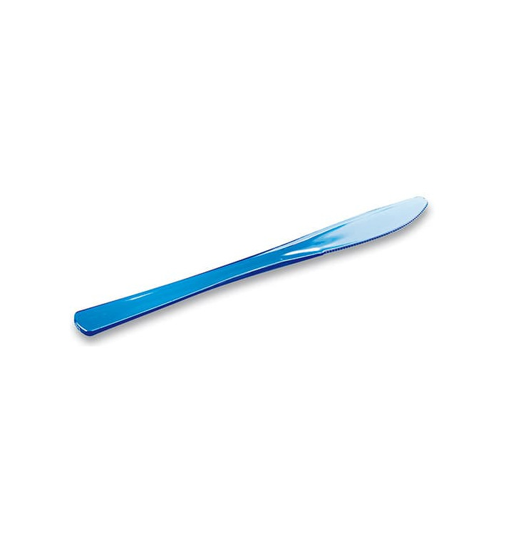 Coltello di Plastica Premium Turchese 200mm (250 Pezzi) Coltello di Plastica Premium Turchese 200mm (250 Pezzi)