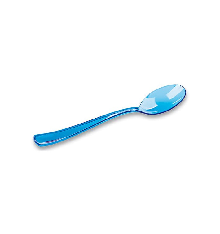 Cucchiaio di Plastica Premium Turchese 160mm (10 Pezzi) Cucchiaio di Plastica Premium Turchese 160mm (10 Pezzi)