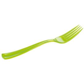 Forchetta di Plastica Premium Verde 190mm (180 Pezzi)